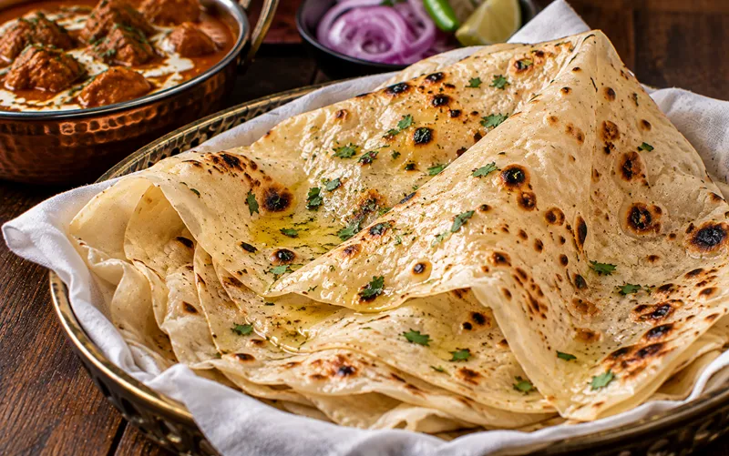 Butter Rumali Roti
