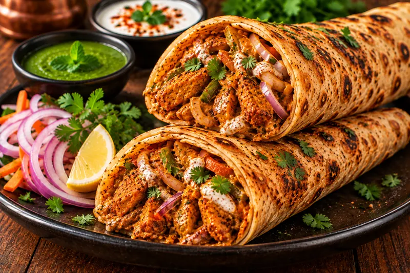 Chaap Masala Roll