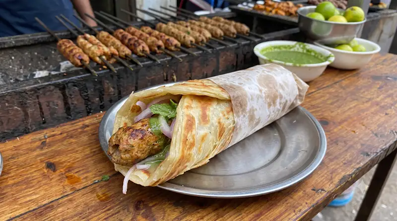 Chicken Seekh Roll