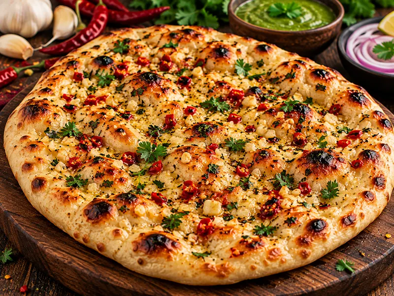 Chilli Garlic Naan