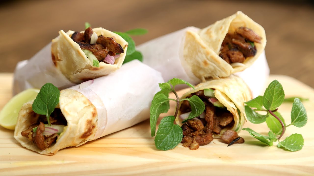 Mutton Galawati Roll