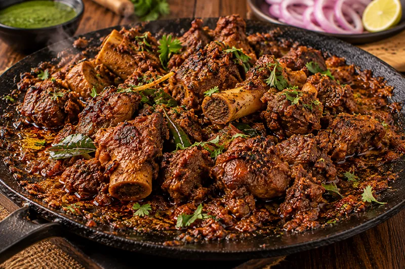 Mutton Tawa Ghee Roast