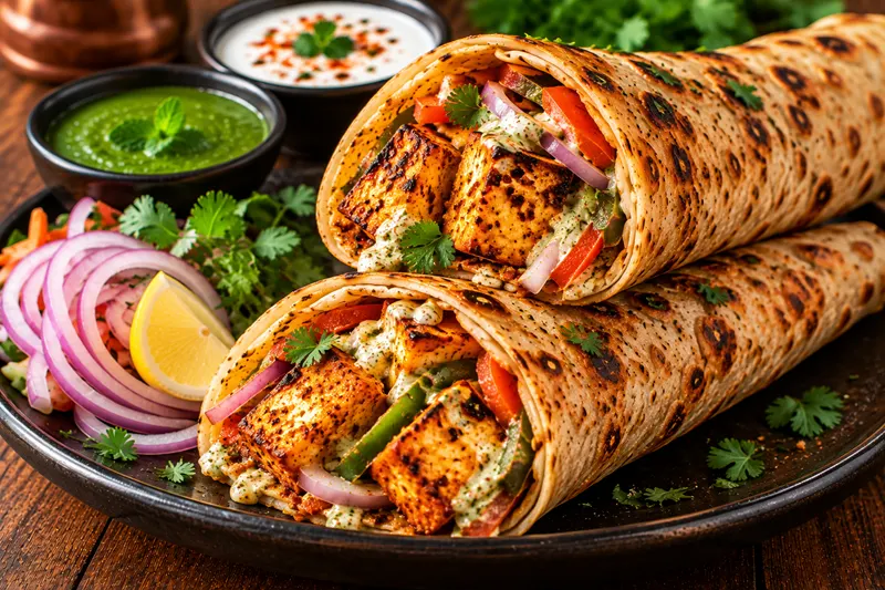 Paneer Tikka Roll