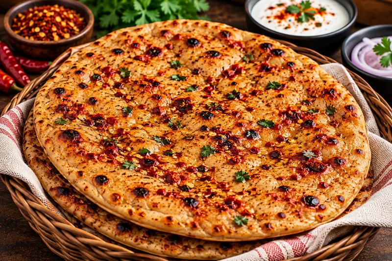 Red Chilli Parantha