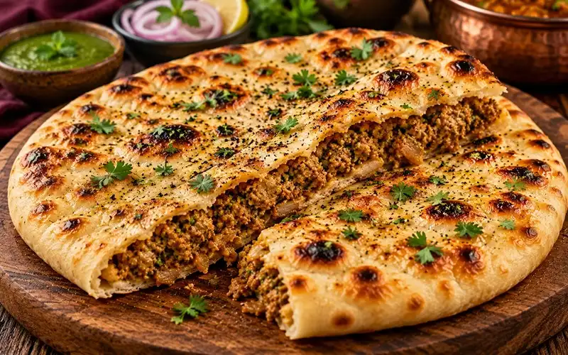 Stuff Mutton Keema Naan