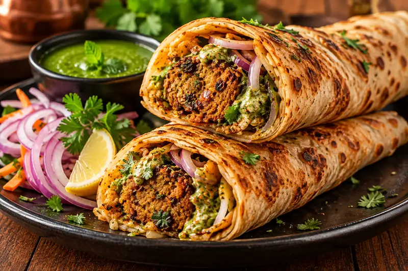 Veg Galawati Roll