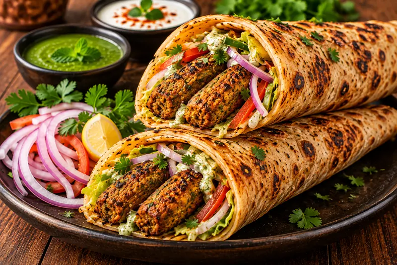 Veg Seekh Roll